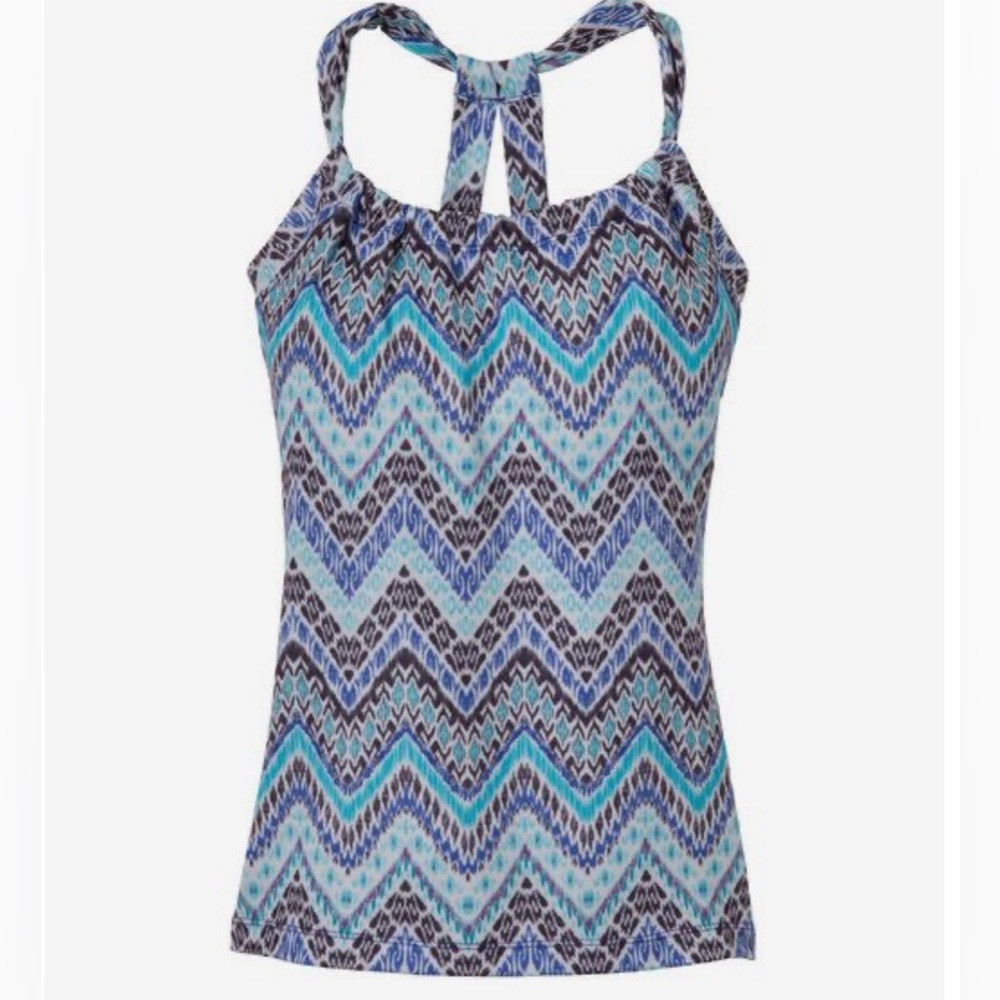 PrAna Quinn top in Sail Blue Tempo Size Small (4-6)